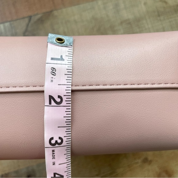 Samara Crossbody Purse Medium Shoulder Bag Peony Pink Vegan Leather NEW - Picture 9 of 10